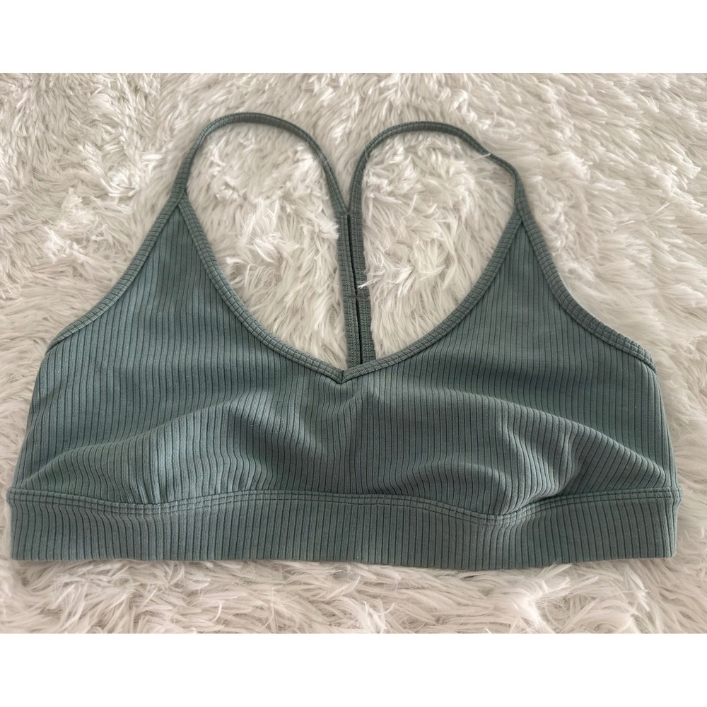 Alo Yoga ribbed sports bra Sz M Medium
